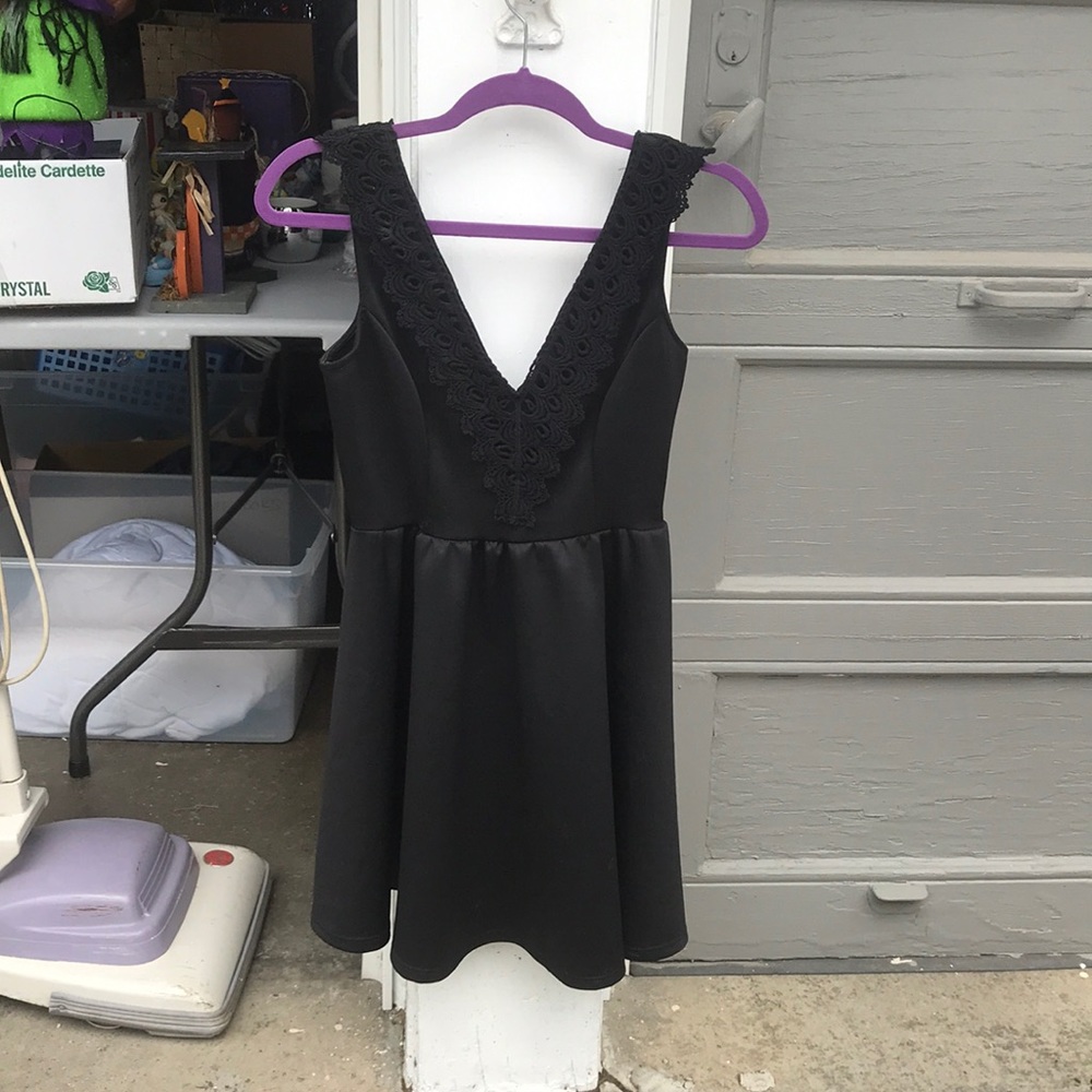 Black formal dress